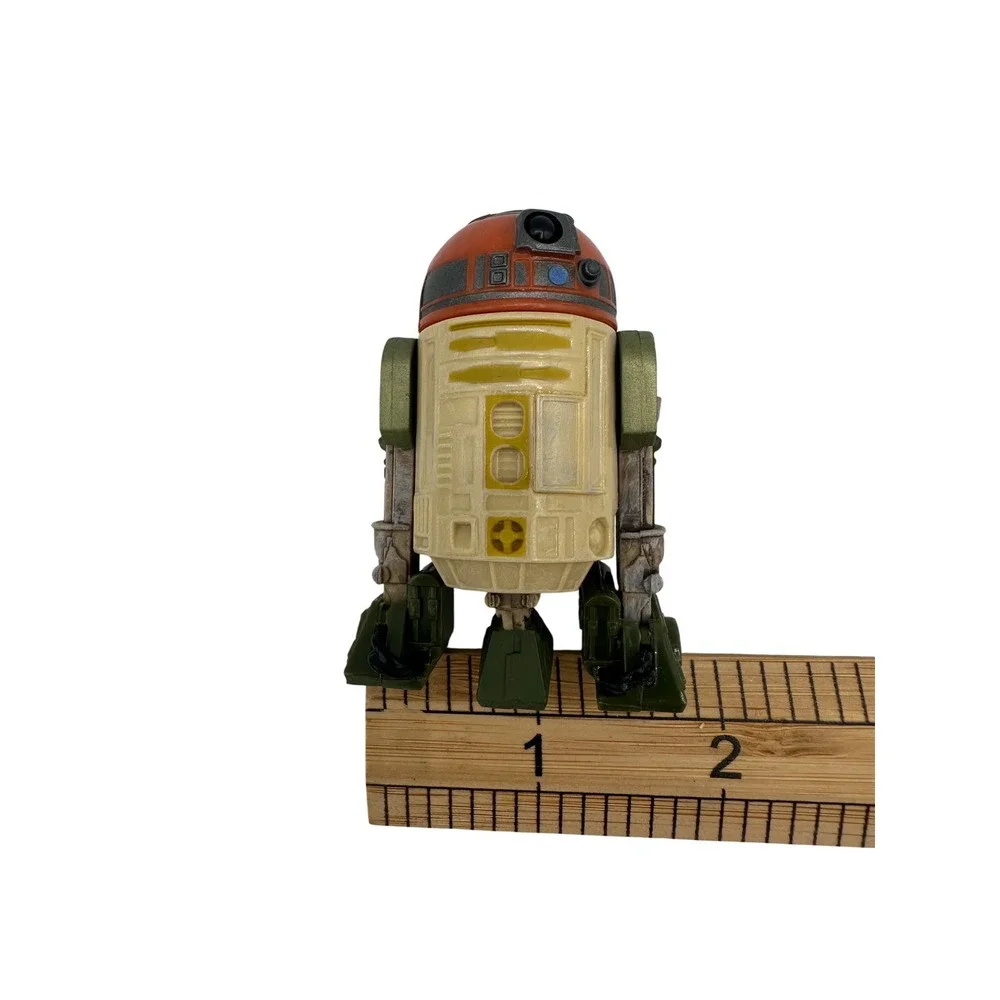 Hasbro Star Wars R4-H5 Astromech Droid Figure 2.5 Inch Red Tan Green 2004 LFL